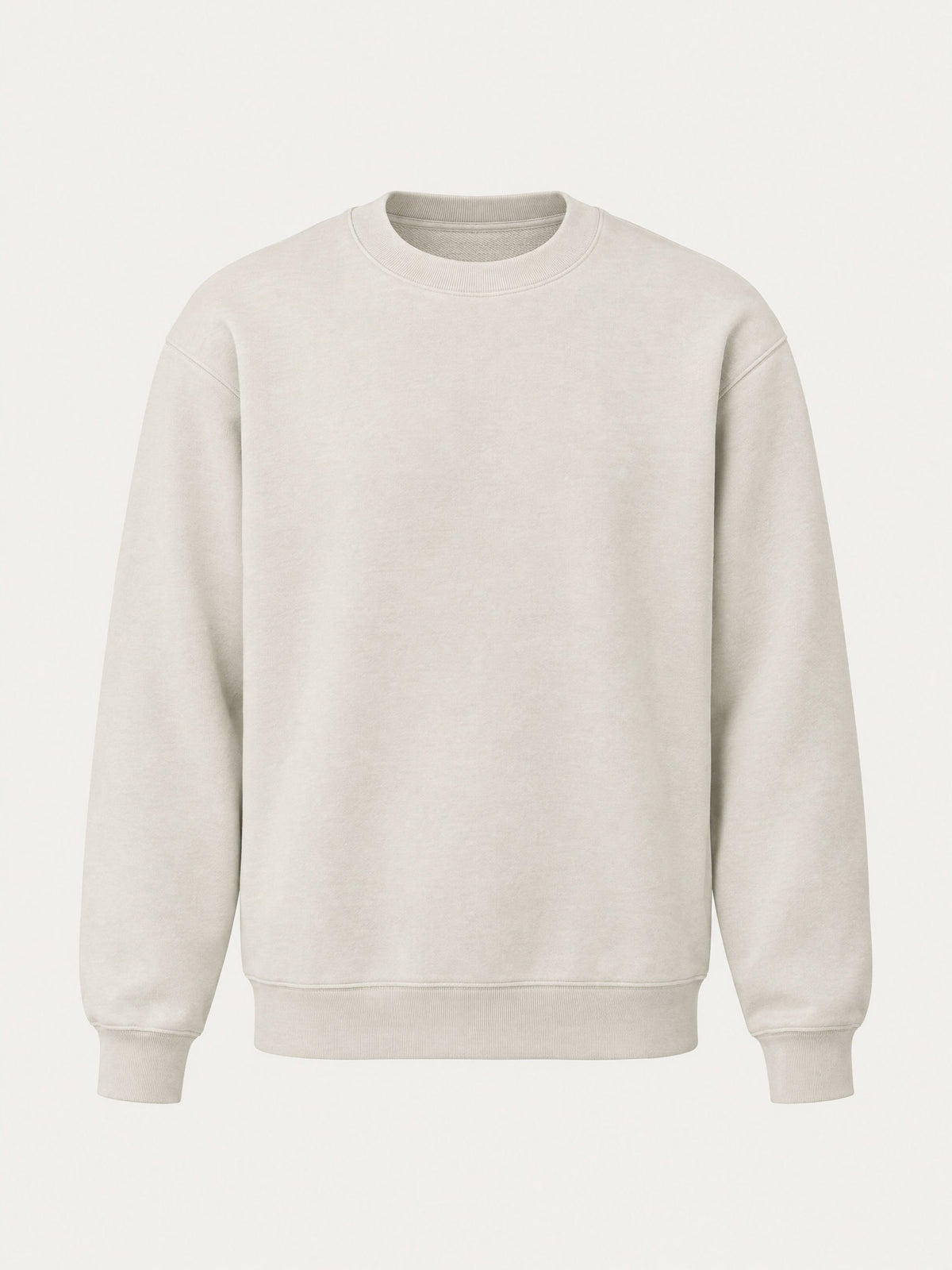 Lot 001 The Loopback Crew in Bone, front, ghost mannequin