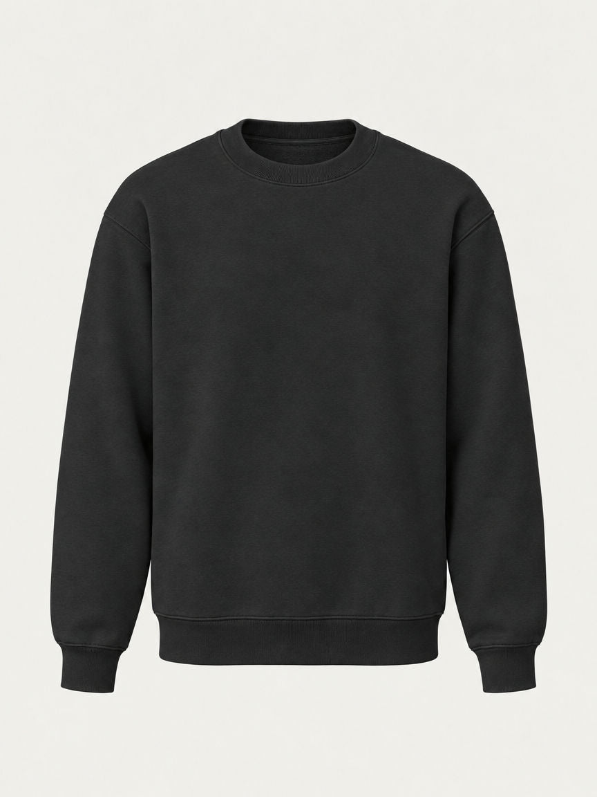 Lot 001 The Loopback Crew in Pitch, front, ghost mannequin