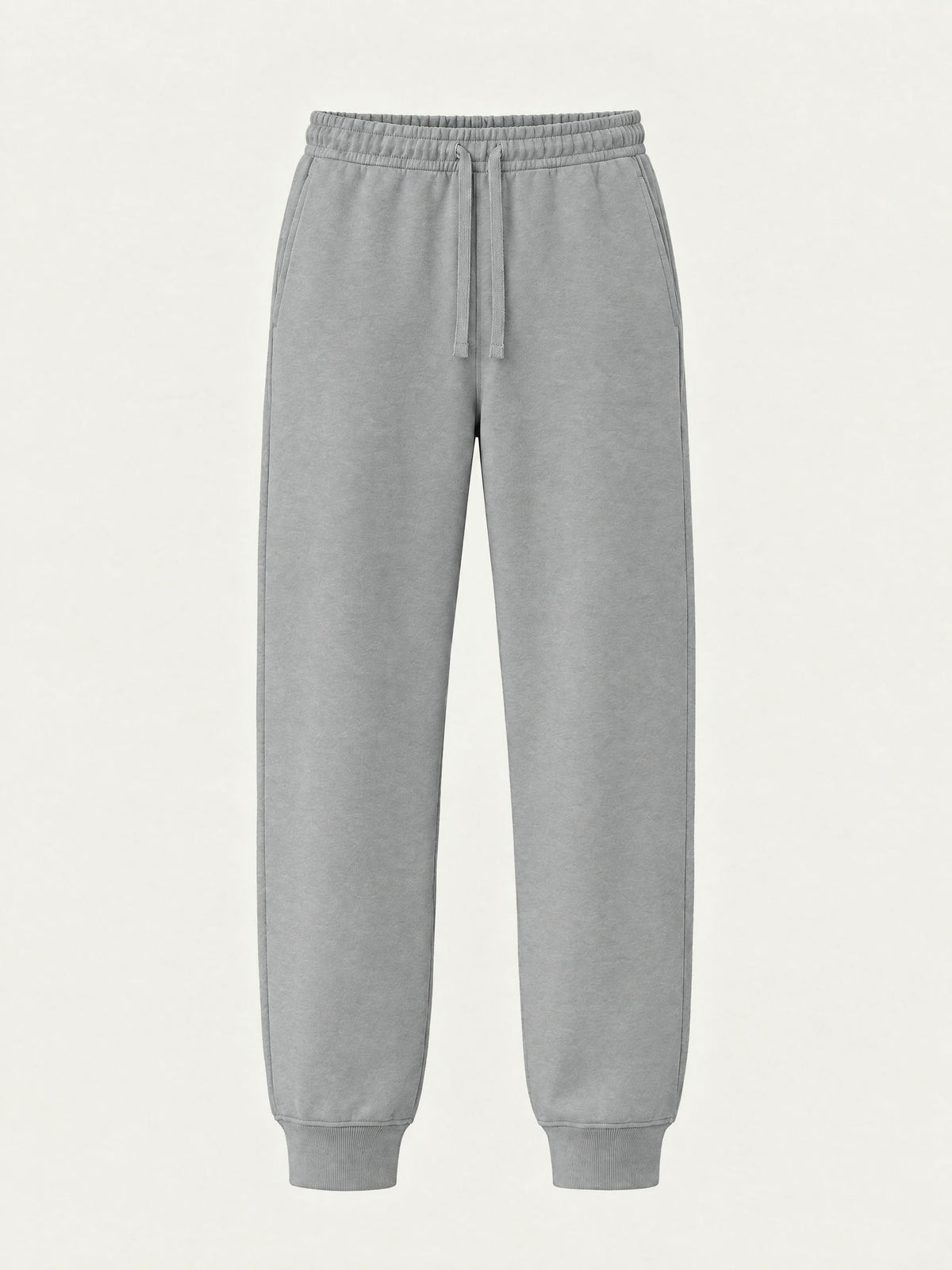 Lot 001 The Loopback Sweatpant in Iron, front, ghost presentation